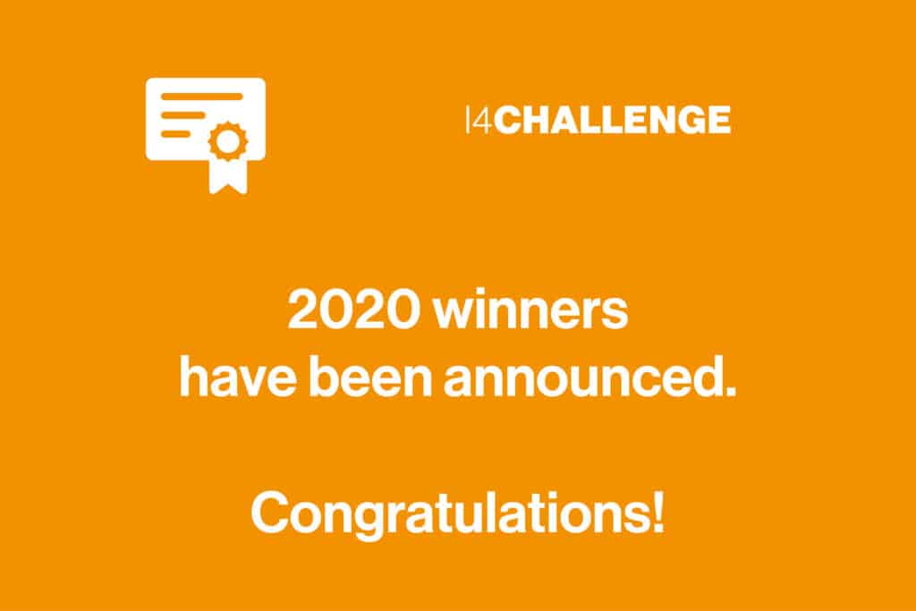 Announcing the final winners of the i4Challenge 2020
